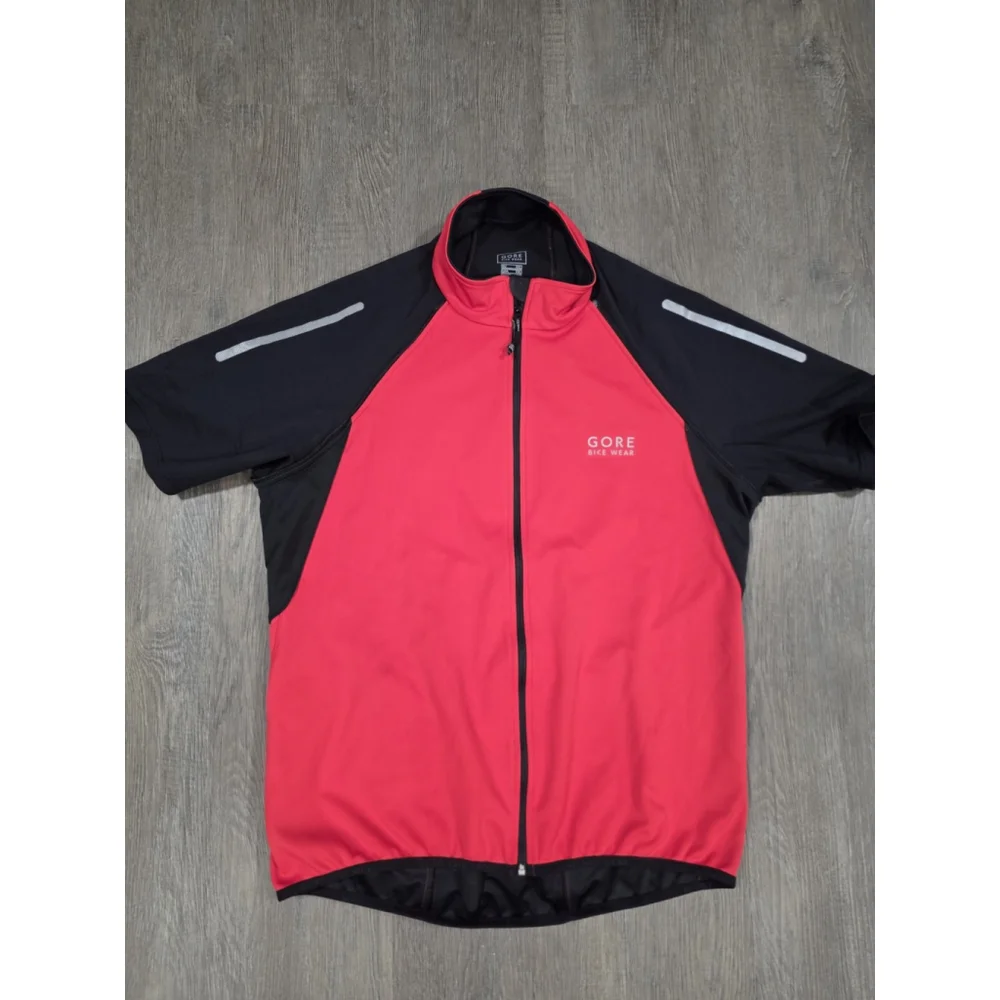 Gore Bikewear Red And Black Shirt Size 2XL